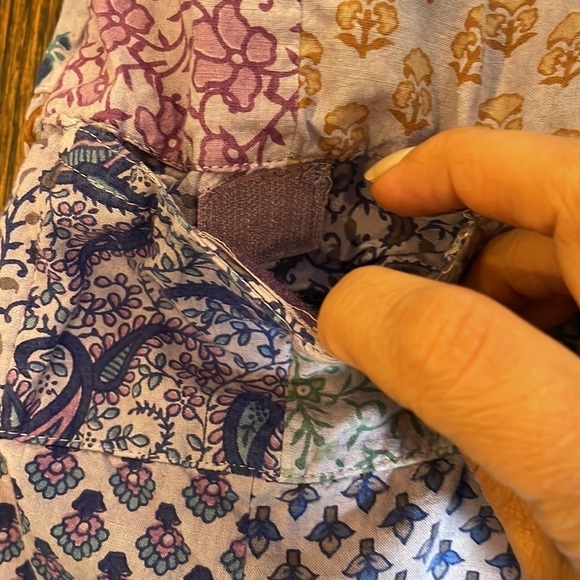 Vintage Indian Block Print Patchwork Skirt - Picture 6 of 11